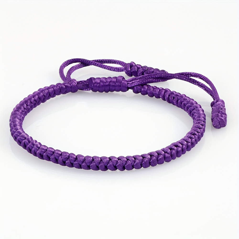 Waterproof Pure Thread Woven Bracelet for Casual Attire